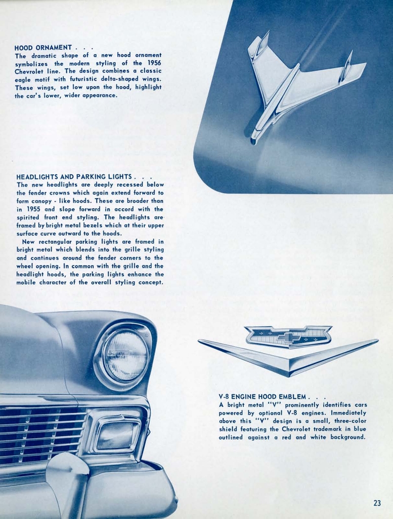 1956 Chevrolet Engineering Features Brochure Page 73
